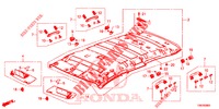 DACHVERKLEIDUNG  für Honda CIVIC TOURER 1.8 LIFESTYLE 5 Türen 6 gang-Schaltgetriebe 2014