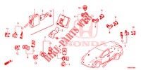 EINPARKSENSOR  für Honda CIVIC TOURER 1.8 LIFESTYLE 5 Türen 6 gang-Schaltgetriebe 2014