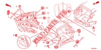 GUMMITUELLE (ARRIERE) für Honda CIVIC TOURER 1.8 LIFESTYLE 5 Türen 6 gang-Schaltgetriebe 2014