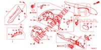 INSTRUMENT, ZIERSTUECK (COTE DE CONDUCTEUR) (RH) für Honda CIVIC TOURER 1.8 LIFESTYLE 5 Türen 6 gang-Schaltgetriebe 2014