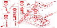 KRAFTSTOFFTANK  für Honda CIVIC TOURER 1.8 LIFESTYLE 5 Türen 6 gang-Schaltgetriebe 2014