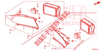 MITTLERES DISPLAY  für Honda CIVIC TOURER 1.8 LIFESTYLE 5 Türen 6 gang-Schaltgetriebe 2014