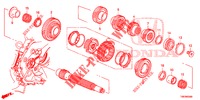 NEBENWELLE  für Honda CIVIC TOURER 1.8 LIFESTYLE 5 Türen 6 gang-Schaltgetriebe 2014
