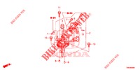 SCHALTHEBEL(MT)  für Honda CIVIC TOURER 1.8 LIFESTYLE 5 Türen 6 gang-Schaltgetriebe 2014