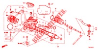 SERVOLENKGETRIEBE (RH) für Honda CIVIC TOURER 1.8 LIFESTYLE 5 Türen 6 gang-Schaltgetriebe 2014