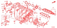 VERGASERISOLIERUNG/ ANSAUGKRUEMMER  für Honda CIVIC TOURER 1.8 LIFESTYLE 5 Türen 6 gang-Schaltgetriebe 2014