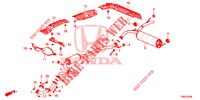 AUSPUFFROHR/SCHALLDAEMPFER (PGM FI)  für Honda CIVIC TOURER 1.8 EX 5 Türen 6 gang-Schaltgetriebe 2015