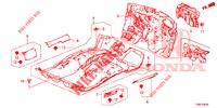 BODENMATTE/ISOLATOR  für Honda CIVIC TOURER 1.8 EX 5 Türen 6 gang-Schaltgetriebe 2015