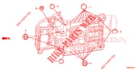 GUMMITUELLE (INFERIEUR) für Honda CIVIC TOURER 1.8 EX 5 Türen 6 gang-Schaltgetriebe 2015