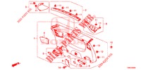 HECKKLAPPENVERKLEIDUNG/ TAFELVERKLEIDUNG, HINTEN(2D)  für Honda CIVIC TOURER 1.8 EX 5 Türen 6 gang-Schaltgetriebe 2015