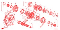 NEBENWELLE  für Honda CIVIC TOURER 1.8 EX 5 Türen 6 gang-Schaltgetriebe 2015