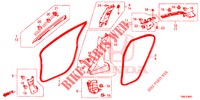 SAEULENZIERSTUECK (RH) für Honda CIVIC TOURER 1.8 EX 5 Türen 6 gang-Schaltgetriebe 2015