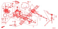 SERVOLENKGETRIEBE (RH) für Honda CIVIC TOURER 1.8 EX 5 Türen 6 gang-Schaltgetriebe 2015