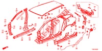 AUSSENBLECHE/TAFEL, HINTEN  für Honda CIVIC TOURER 1.8 SE 5 Türen 6 gang-Schaltgetriebe 2015
