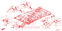 DACHVERKLEIDUNG  für Honda CIVIC TOURER 1.8 SE 5 Türen 6 gang-Schaltgetriebe 2015