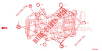 GUMMITUELLE (INFERIEUR) für Honda CIVIC TOURER 1.8 SE 5 Türen 6 gang-Schaltgetriebe 2015