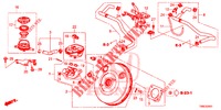 HAUPTBREMSZYLINDER/MASTER POWER (RH) (1.8L) für Honda CIVIC TOURER 1.8 SE 5 Türen 6 gang-Schaltgetriebe 2015