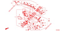 HECKKLAPPENVERKLEIDUNG/ TAFELVERKLEIDUNG, HINTEN(2D)  für Honda CIVIC TOURER 1.8 SE 5 Türen 6 gang-Schaltgetriebe 2015