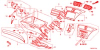 INSTRUMENT, ZIERSTUECK (COTE DE PASSAGER) (RH) für Honda CIVIC TOURER 1.8 SE 5 Türen 6 gang-Schaltgetriebe 2015