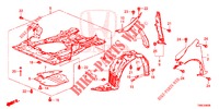 KOTFLUEGEL, VORNE  für Honda CIVIC TOURER 1.8 SE 5 Türen 6 gang-Schaltgetriebe 2015
