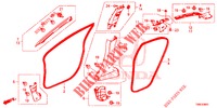 SAEULENZIERSTUECK (RH) für Honda CIVIC TOURER 1.8 SE 5 Türen 6 gang-Schaltgetriebe 2015