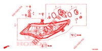 SCHEINWERFER  für Honda CIVIC TOURER 1.8 SE 5 Türen 6 gang-Schaltgetriebe 2015