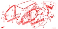 AUSSENBLECHE/TAFEL, HINTEN  für Honda CIVIC TOURER 1.8 ES 5 Türen 6 gang-Schaltgetriebe 2016