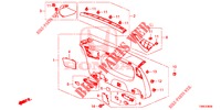 HECKKLAPPENVERKLEIDUNG/ TAFELVERKLEIDUNG, HINTEN(2D)  für Honda CIVIC TOURER 1.8 ES 5 Türen 6 gang-Schaltgetriebe 2016