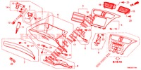 INSTRUMENT, ZIERSTUECK (COTE DE PASSAGER) (RH) für Honda CIVIC TOURER 1.8 ES 5 Türen 6 gang-Schaltgetriebe 2016
