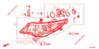 SCHEINWERFER  für Honda CIVIC TOURER 1.8 ES 5 Türen 6 gang-Schaltgetriebe 2016