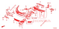 VORDERE STOSSFAENGER  für Honda CIVIC TOURER 1.8 ES 5 Türen 6 gang-Schaltgetriebe 2016