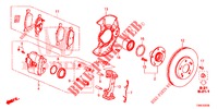 VORDERRADBREMSE  für Honda CIVIC TOURER 1.8 ES 5 Türen 6 gang-Schaltgetriebe 2016