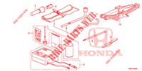 WERKZEUGE/WAGENHEBER  für Honda CIVIC TOURER 1.8 ES 5 Türen 6 gang-Schaltgetriebe 2016