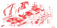 BODEN/INNENBLECHE  für Honda CIVIC TOURER 1.8 EX 5 Türen 6 gang-Schaltgetriebe 2016