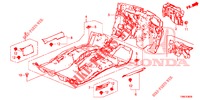 BODENMATTE/ISOLATOR  für Honda CIVIC TOURER 1.8 EX 5 Türen 6 gang-Schaltgetriebe 2016