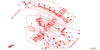 HECKKLAPPENVERKLEIDUNG/ TAFELVERKLEIDUNG, HINTEN(2D)  für Honda CIVIC TOURER 1.8 EX 5 Türen 6 gang-Schaltgetriebe 2016