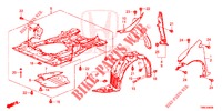 KOTFLUEGEL, VORNE  für Honda CIVIC TOURER 1.8 EX 5 Türen 6 gang-Schaltgetriebe 2016
