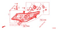 SCHEINWERFER  für Honda CIVIC TOURER 1.8 EX 5 Türen 6 gang-Schaltgetriebe 2016