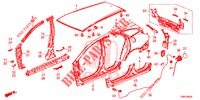 AUSSENBLECHE/TAFEL, HINTEN  für Honda CIVIC TOURER 1.8 EXGT 5 Türen 6 gang-Schaltgetriebe 2016