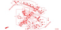HECKKLAPPENVERKLEIDUNG/ TAFELVERKLEIDUNG, HINTEN(2D)  für Honda CIVIC TOURER 1.8 EXGT 5 Türen 6 gang-Schaltgetriebe 2016