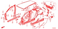 AUSSENBLECHE/TAFEL, HINTEN  für Honda CIVIC TOURER 1.8 SE 5 Türen 6 gang-Schaltgetriebe 2016