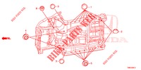 GUMMITUELLE (INFERIEUR) für Honda CIVIC TOURER 1.8 SE 5 Türen 6 gang-Schaltgetriebe 2016