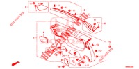 HECKKLAPPENVERKLEIDUNG/ TAFELVERKLEIDUNG, HINTEN(2D)  für Honda CIVIC TOURER 1.8 SE 5 Türen 6 gang-Schaltgetriebe 2016