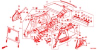 KOFFERRAUM SEITENVERKL.  für Honda CIVIC TOURER 1.8 SE 5 Türen 6 gang-Schaltgetriebe 2016