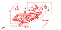 SCHEINWERFER  für Honda CIVIC TOURER 1.8 SE 5 Türen 6 gang-Schaltgetriebe 2016