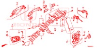 TUERSCHLOESSER, VORNE/AEUSSERER GRIFF  für Honda CIVIC TOURER 1.8 SE 5 Türen 6 gang-Schaltgetriebe 2016