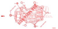 GUMMITUELLE (INFERIEUR) für Honda CIVIC TOURER 1.8 EX 5 Türen 6 gang-Schaltgetriebe 2017