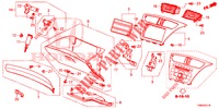 INSTRUMENT, ZIERSTUECK (COTE DE PASSAGER) (RH) für Honda CIVIC TOURER 1.8 EX 5 Türen 6 gang-Schaltgetriebe 2017
