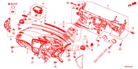 INSTRUMENTENBRETT, OBEN (RH) für Honda CIVIC TOURER 1.8 EX 5 Türen 6 gang-Schaltgetriebe 2017