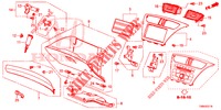 INSTRUMENT, ZIERSTUECK (COTE DE PASSAGER) (RH) für Honda CIVIC TOURER 1.8 SE 5 Türen 6 gang-Schaltgetriebe 2017